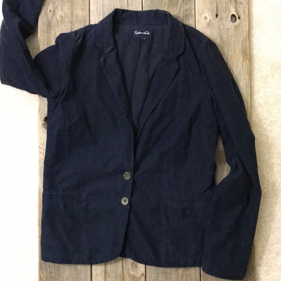 Splendid The Hyperion Cord Blazer Navy - Picture 2 of 6